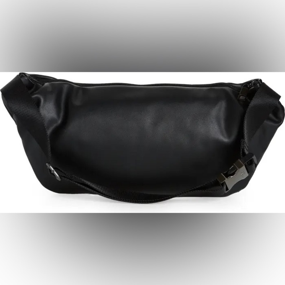 Ted Baker Cobbra Unisex Black Belt Bag Blue Trim - Picture 11 of 15